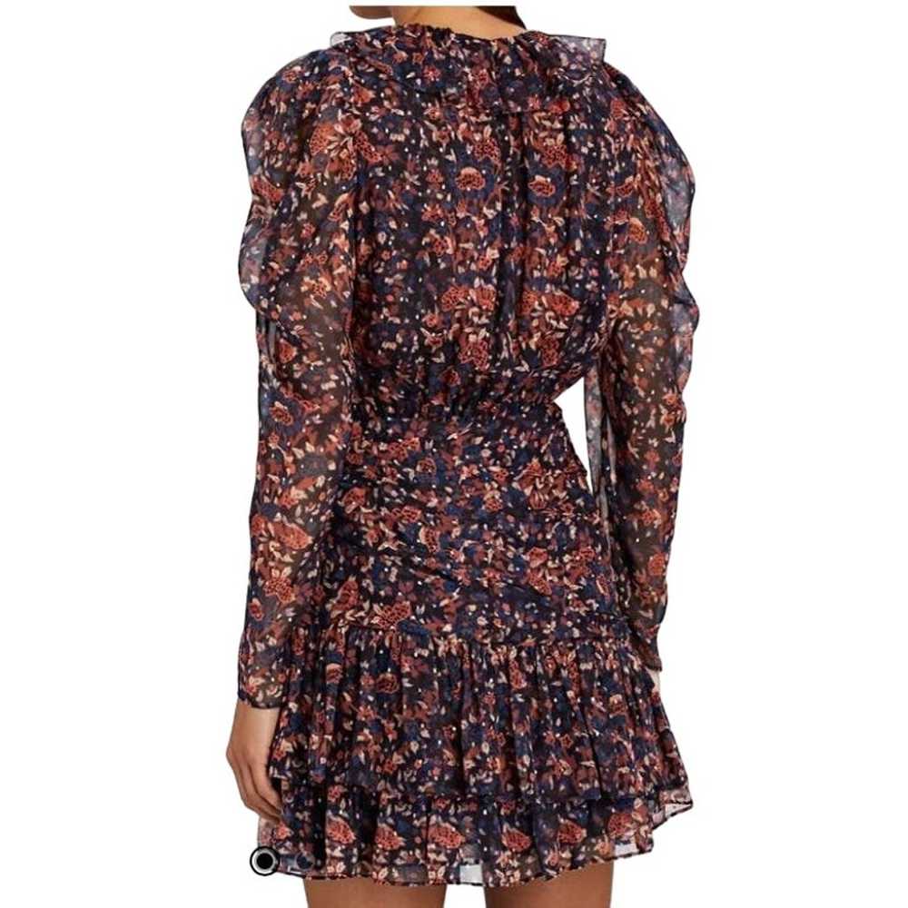 Ulla Johnson Cecily Mini Dress in Cosmos Floral P… - image 4