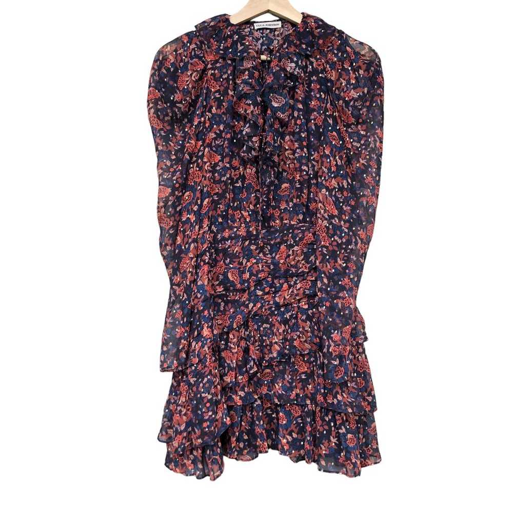 Ulla Johnson Cecily Mini Dress in Cosmos Floral P… - image 6