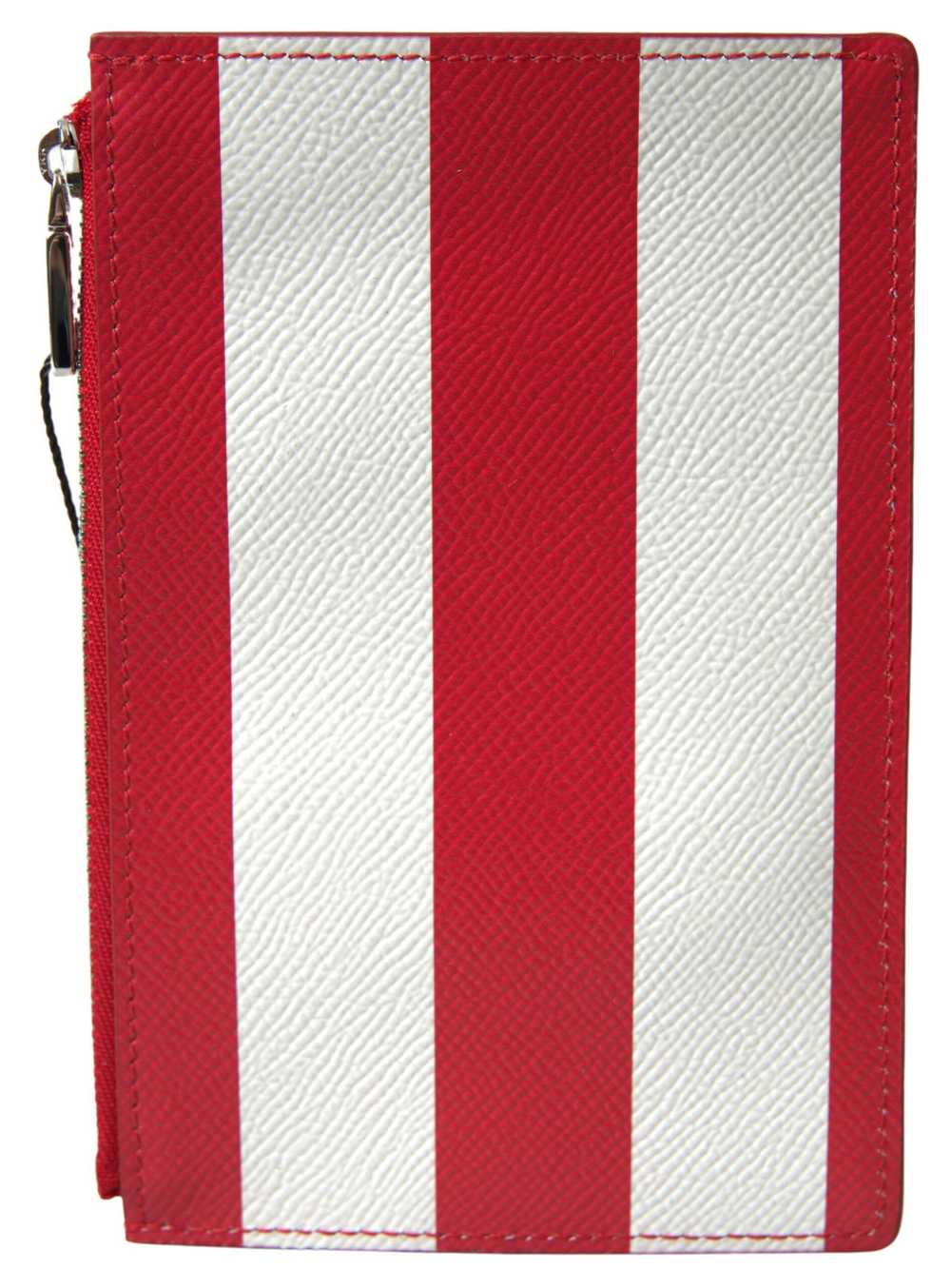 Dolce & Gabbana Elegant Striped Leather Card Wome… - image 3