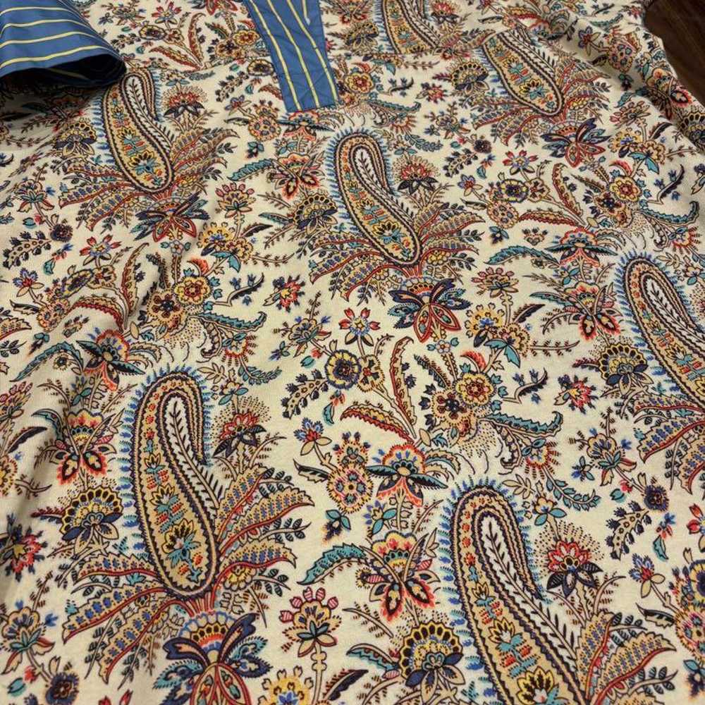 ⭐︎Excellent condition⭐︎ Etro shirt knit docking d… - image 5