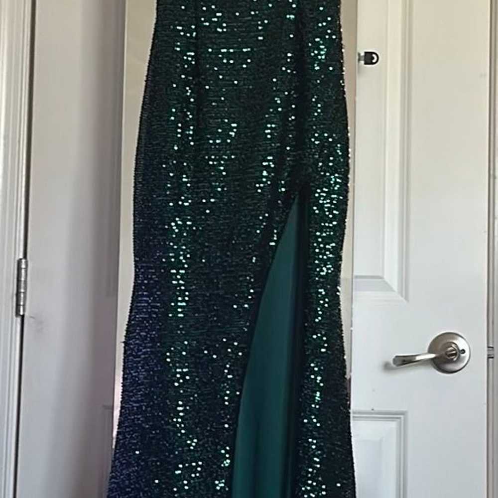 Emerald Green prom dress - image 2