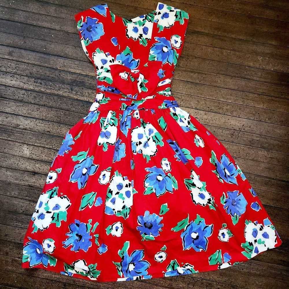 Vintage Patty O'Neil 80s Nostalgia Dress - image 10