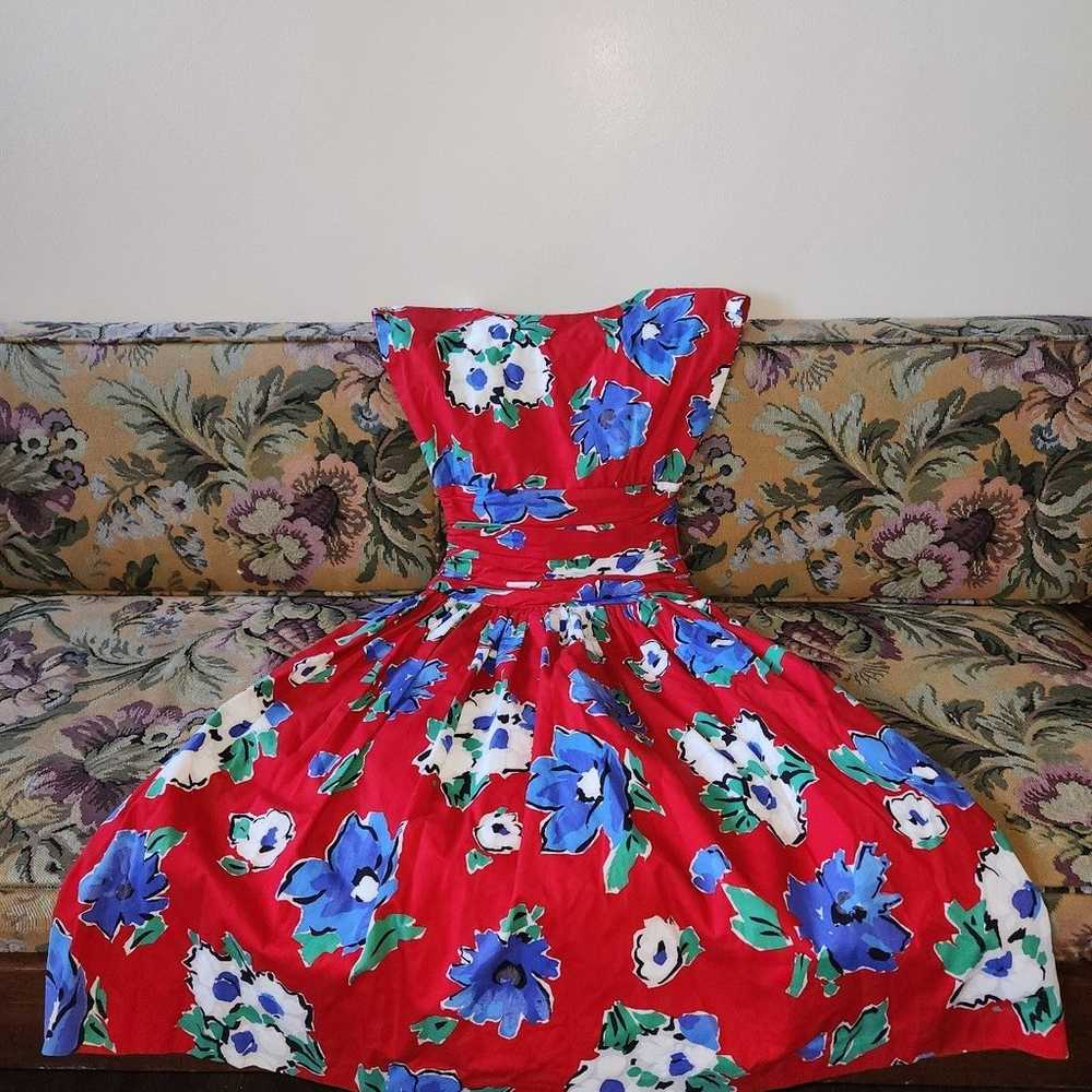 Vintage Patty O'Neil 80s Nostalgia Dress - image 4