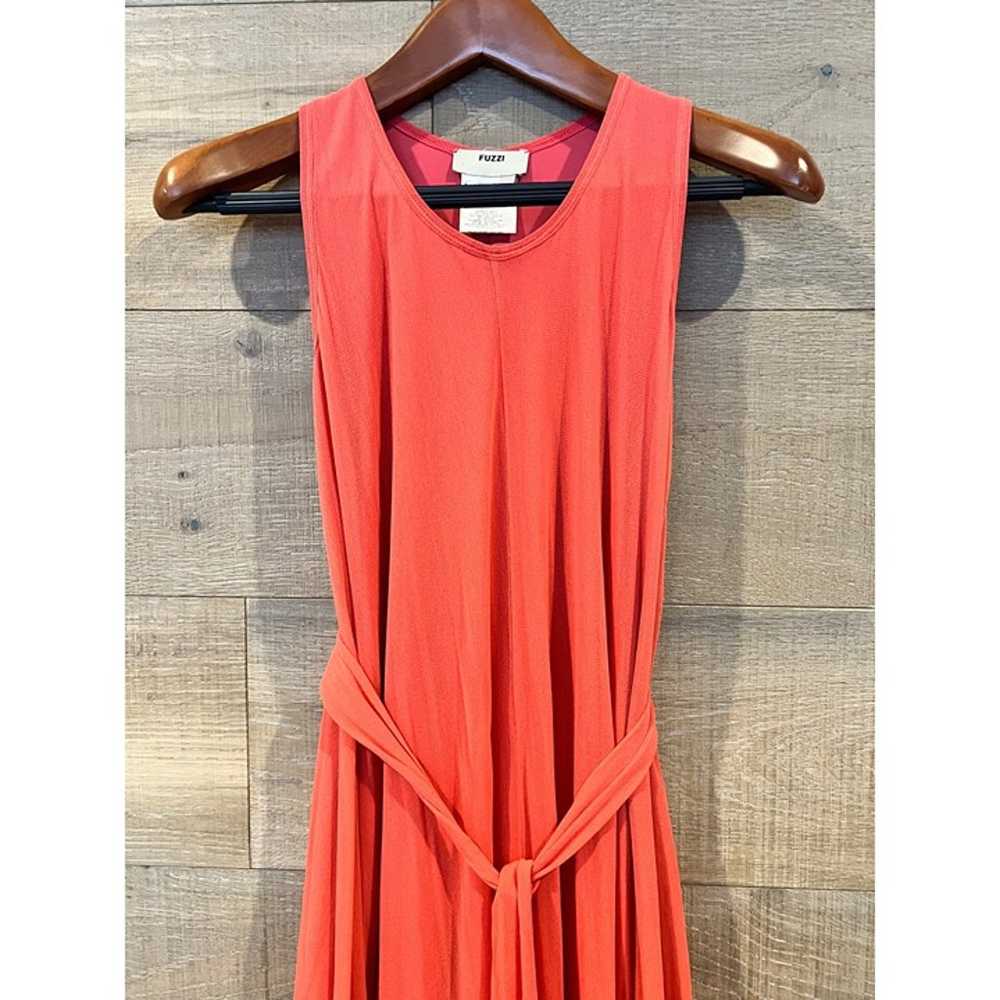 FUZZI orange maxi dress size M - image 5