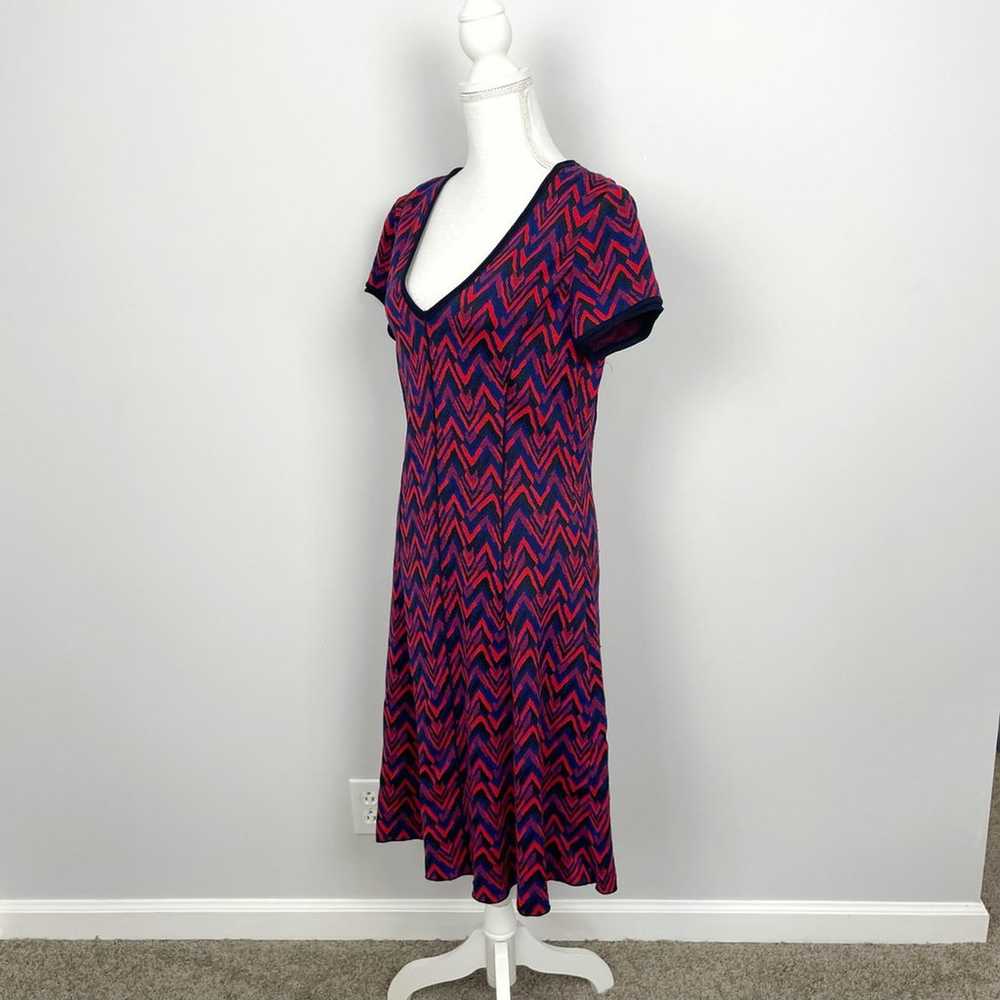 St. John Aziza Zig Zag Knit Dress - image 3