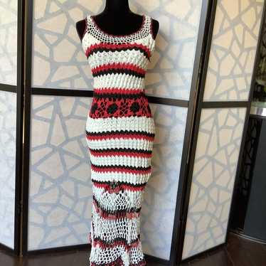 Multi-colored Hand Crocheted Sundress