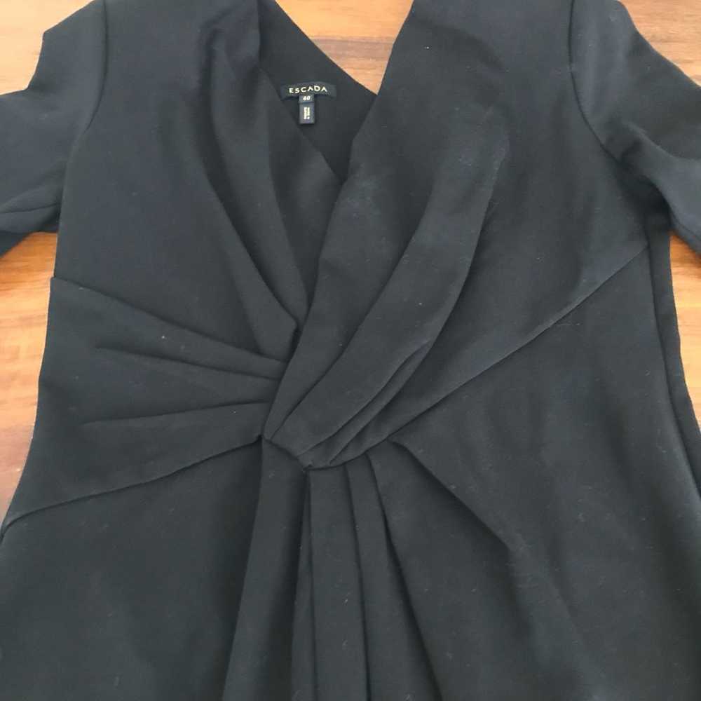 Classic Black Escada Dress - image 5