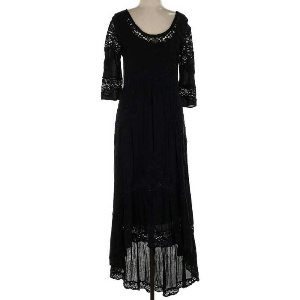 Free People Mexican Wedding Black Dress - image 2