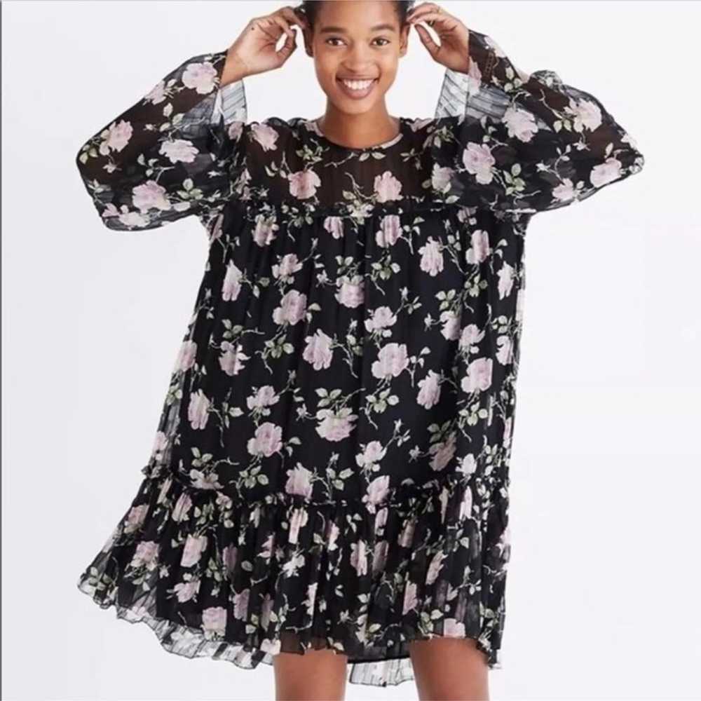 ULLA JOHNSON Dahlia Floral Mini Dress Sz 10 - image 4