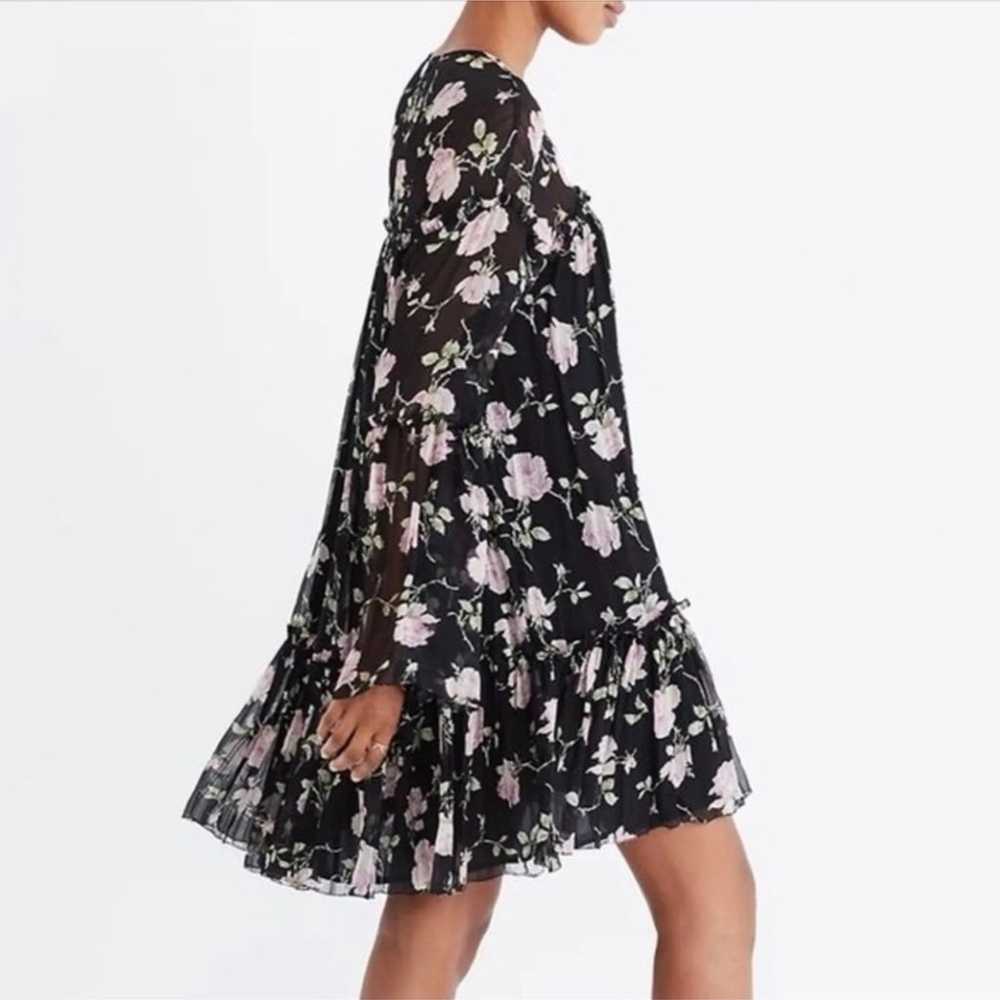 ULLA JOHNSON Dahlia Floral Mini Dress Sz 10 - image 5