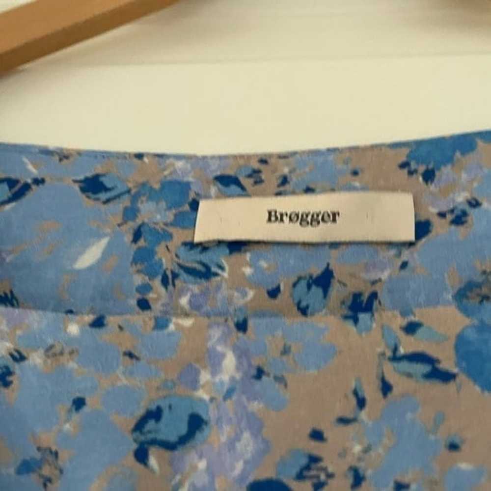 Brogger Vera Silk Viscose Jacquard Floral Mini Dr… - image 7