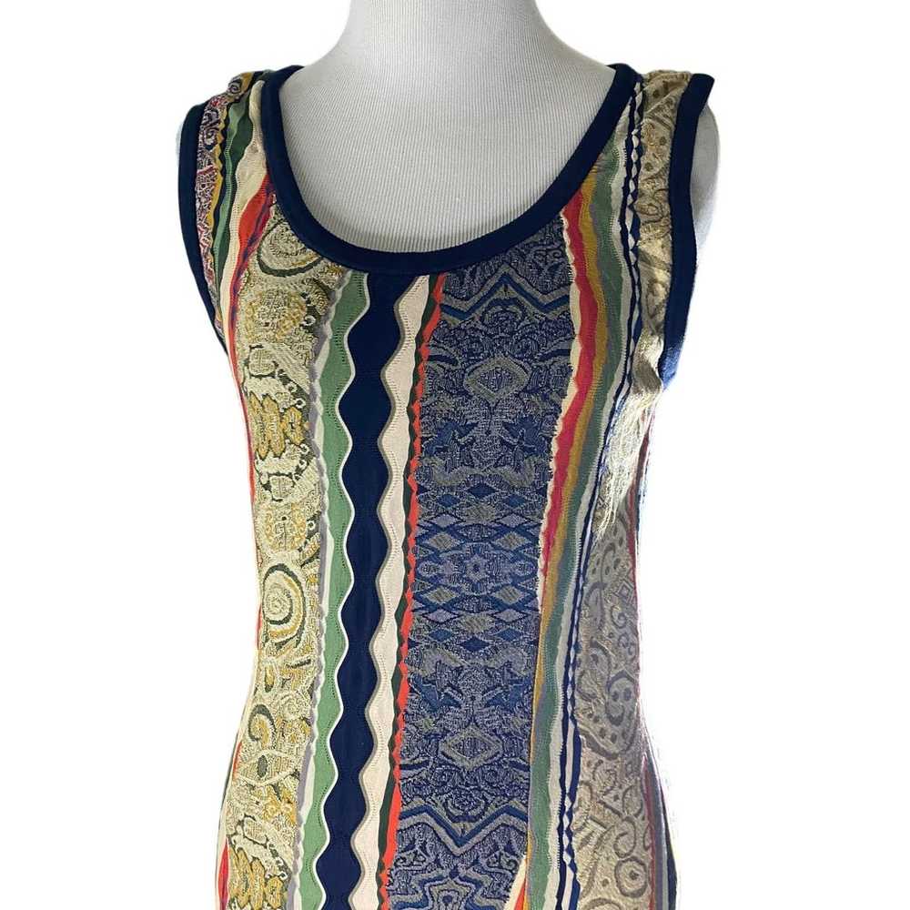 RARE Coogi Nouveau Vibrant Multi Color Dress Wome… - image 2