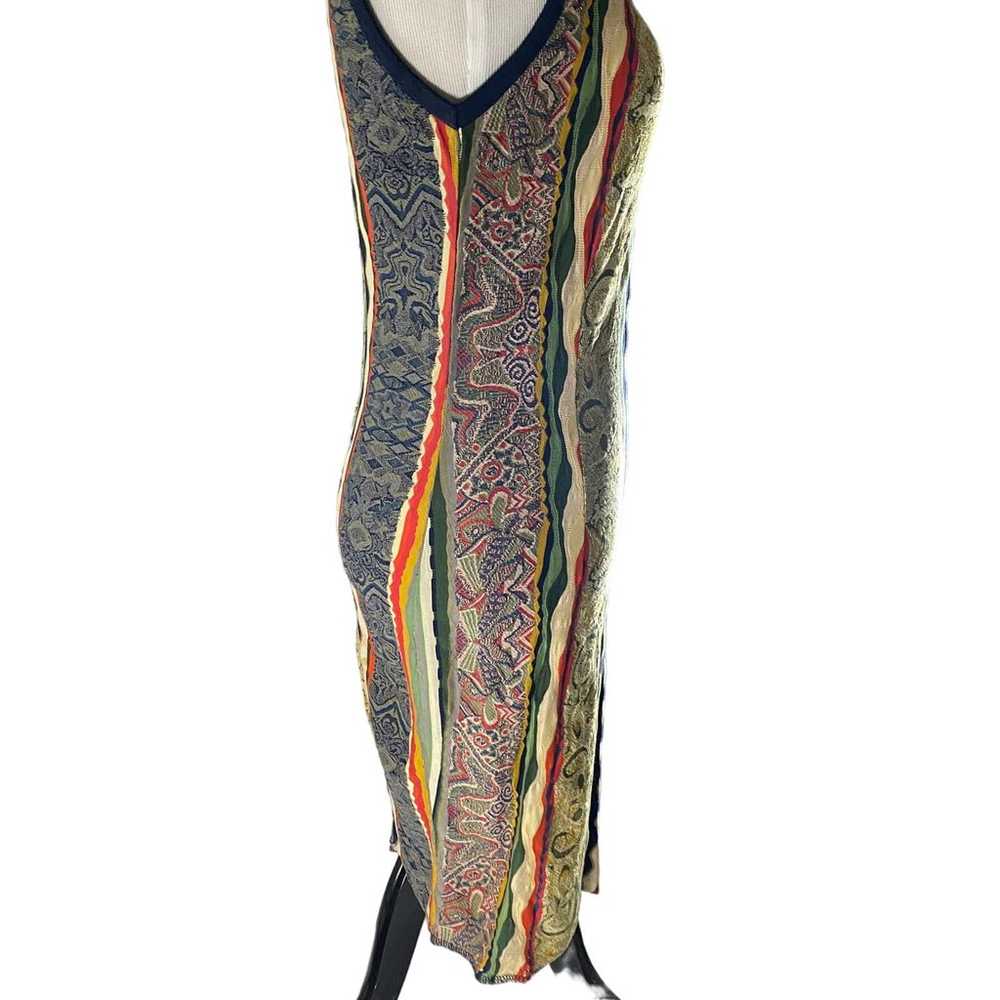 RARE Coogi Nouveau Vibrant Multi Color Dress Wome… - image 3