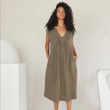 SUGAR CANDY MOUNTAIN Berda Linen Midi Dress - image 1