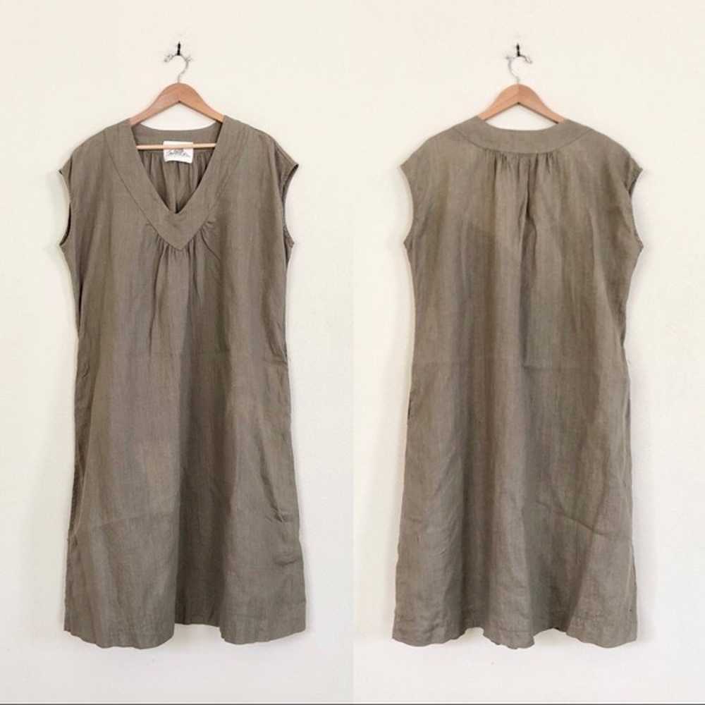 SUGAR CANDY MOUNTAIN Berda Linen Midi Dress - image 3