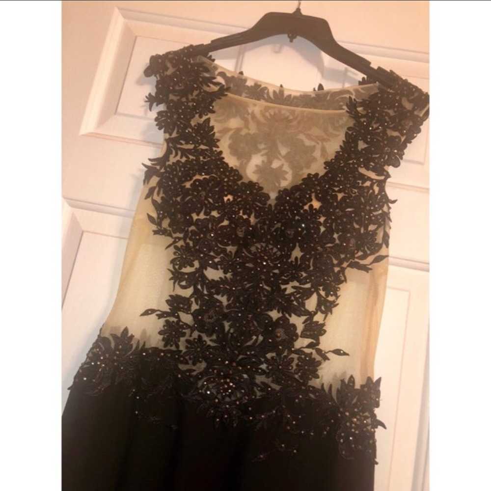 Black&Nude Sequin Gown Dress - image 2