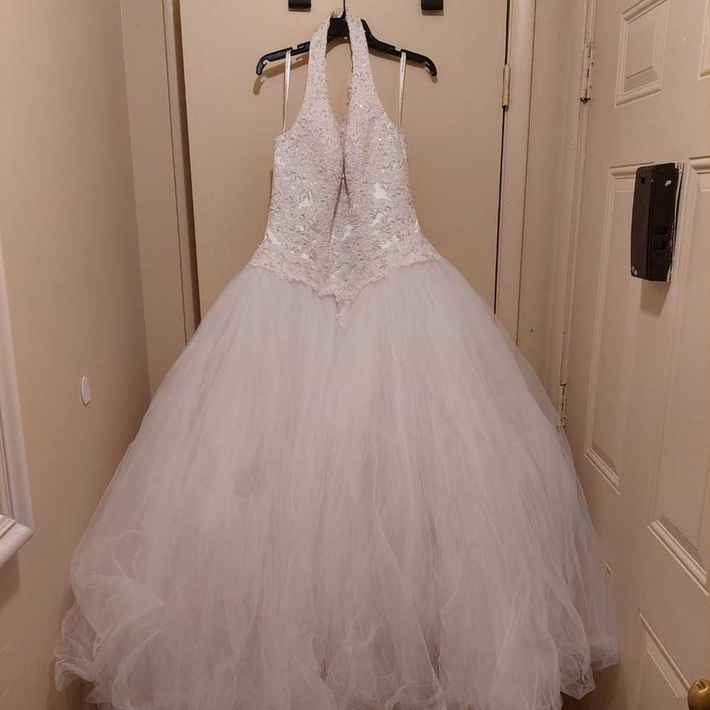 Halter wedding dress - image 1