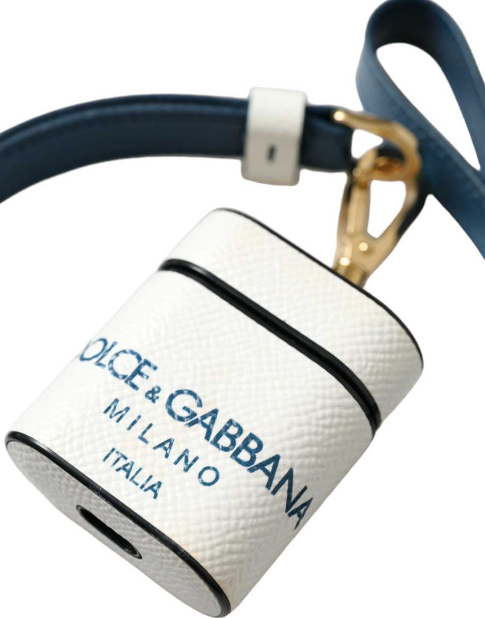 Dolce & Gabbana Chic Leather Airpods Case in Blue… - image 3