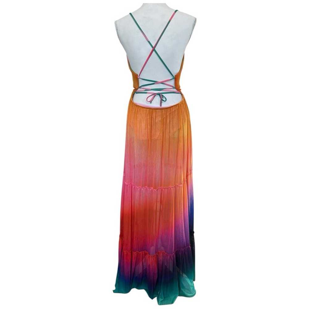 Agua Bendita Pacifico Cosmea Maxi Dress In Vini R… - image 11