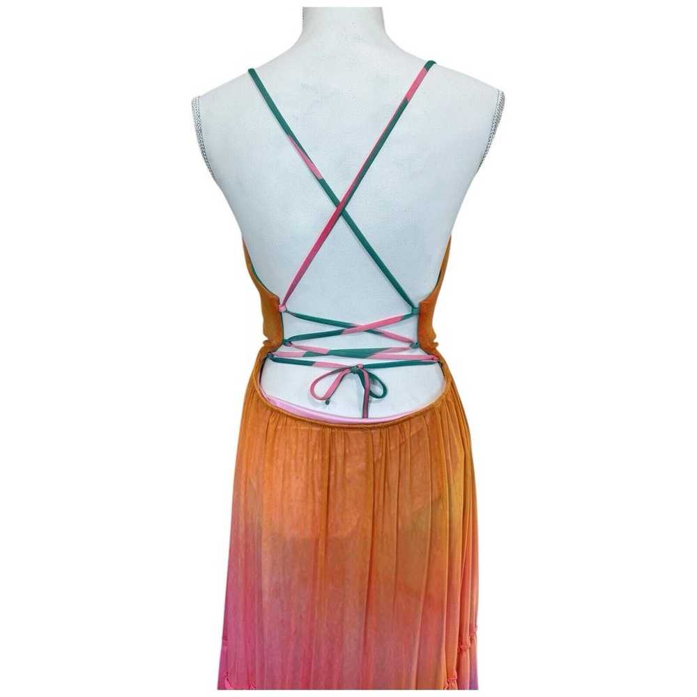 Agua Bendita Pacifico Cosmea Maxi Dress In Vini R… - image 12