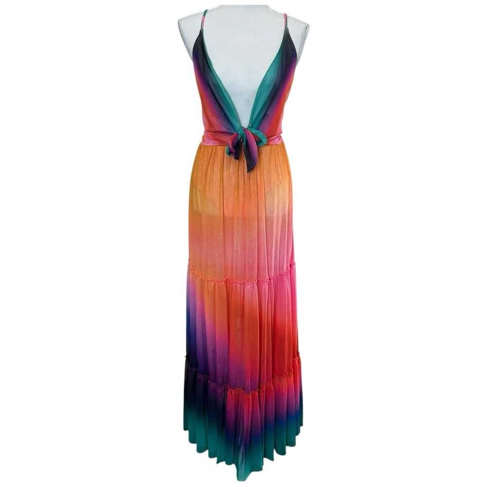 Agua Bendita Pacifico Cosmea Maxi Dress In Vini R… - image 4