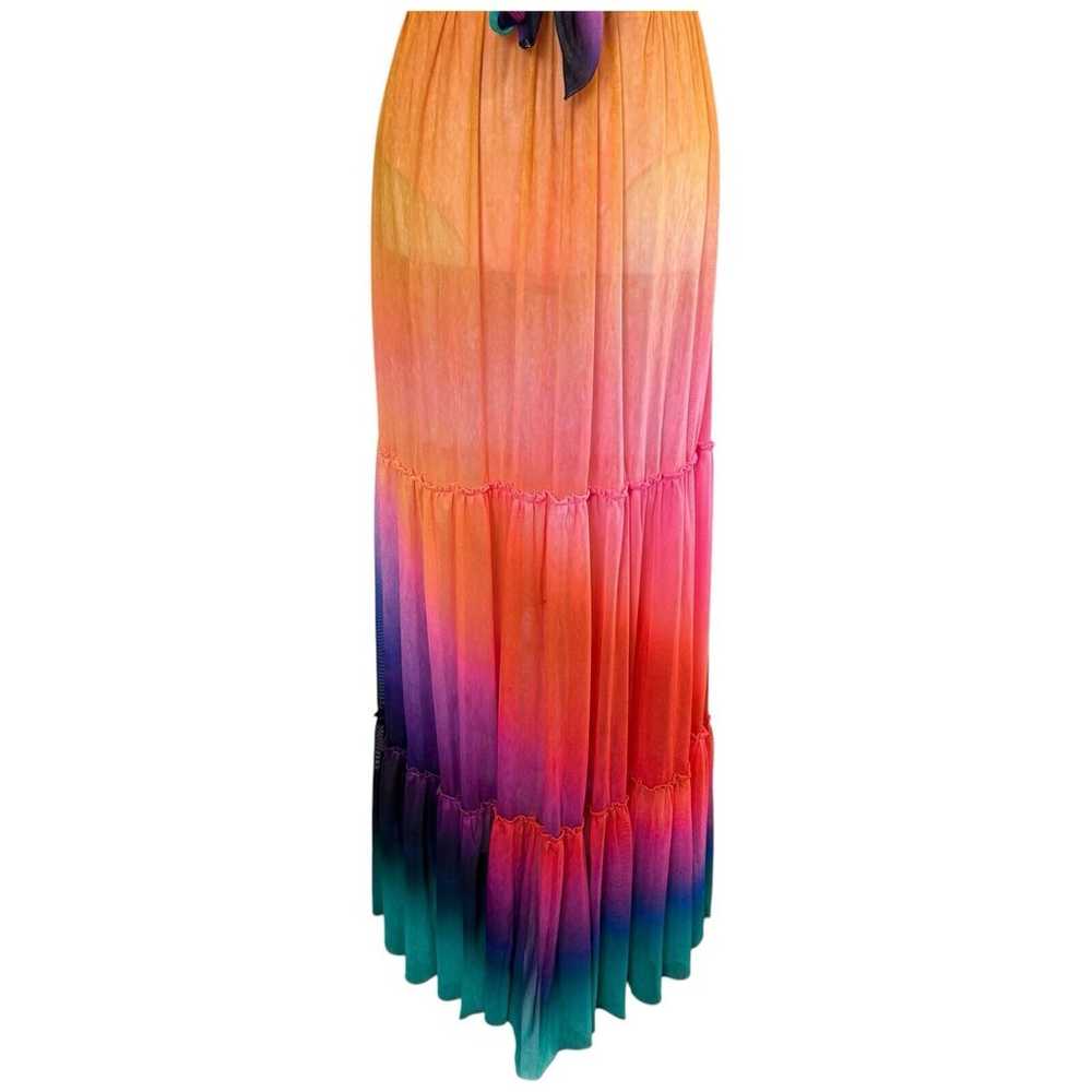 Agua Bendita Pacifico Cosmea Maxi Dress In Vini R… - image 5