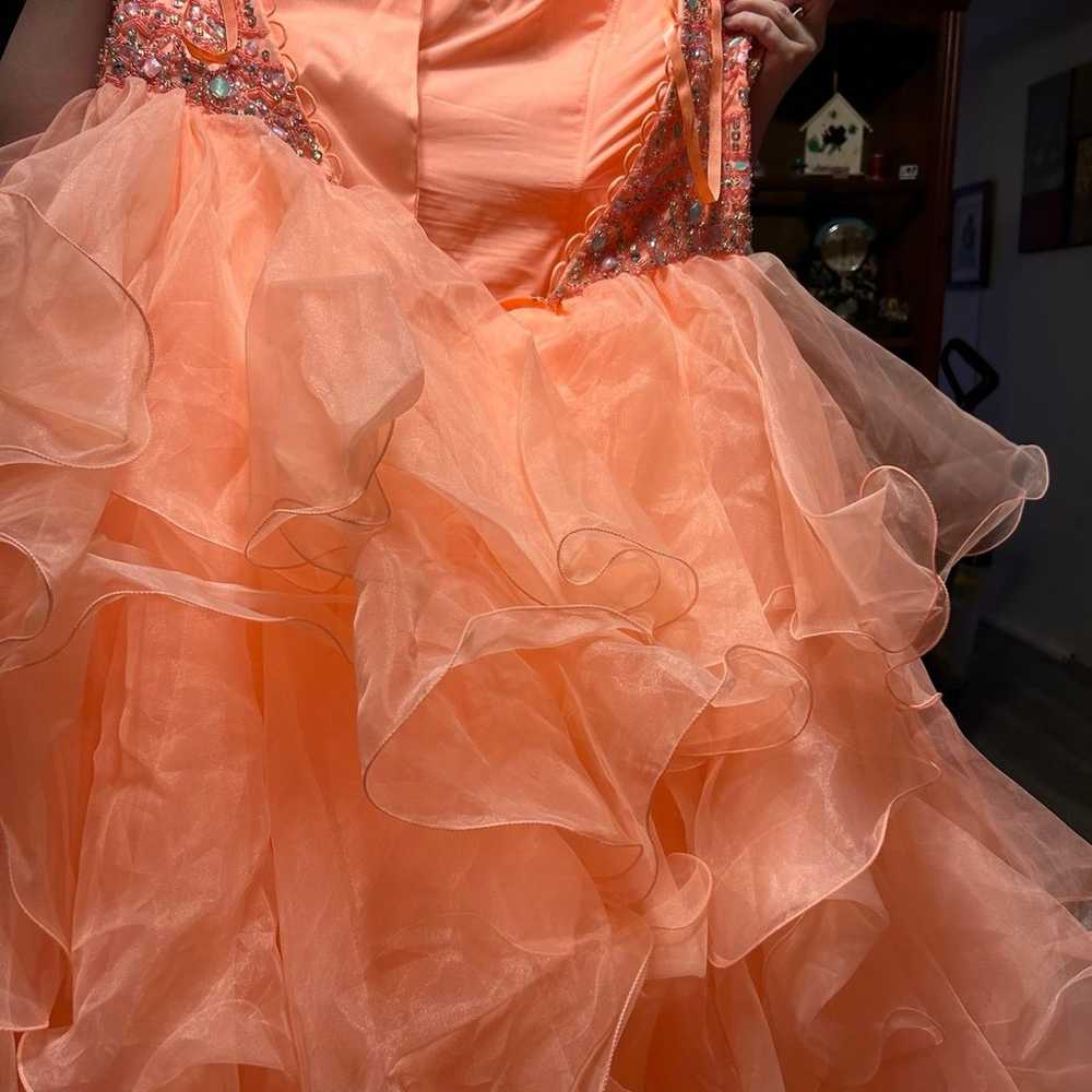 Ruffled pageant/prom dress - image 3