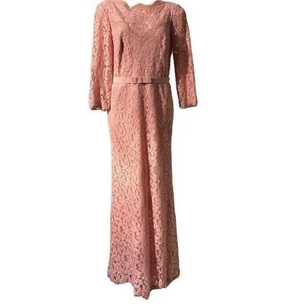 Tadashi Shoji blush Evening Dress Gown Cocktail W… - image 1