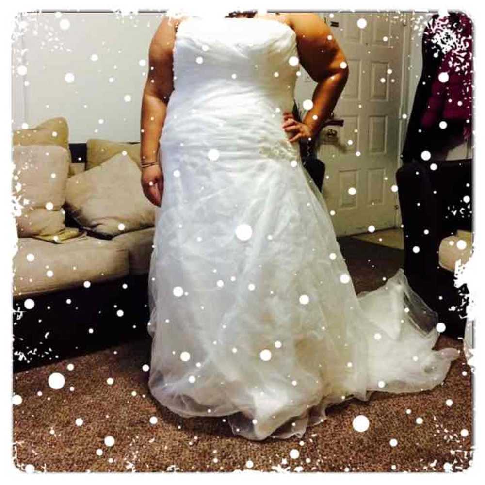 Wedding dress size 24 - image 1