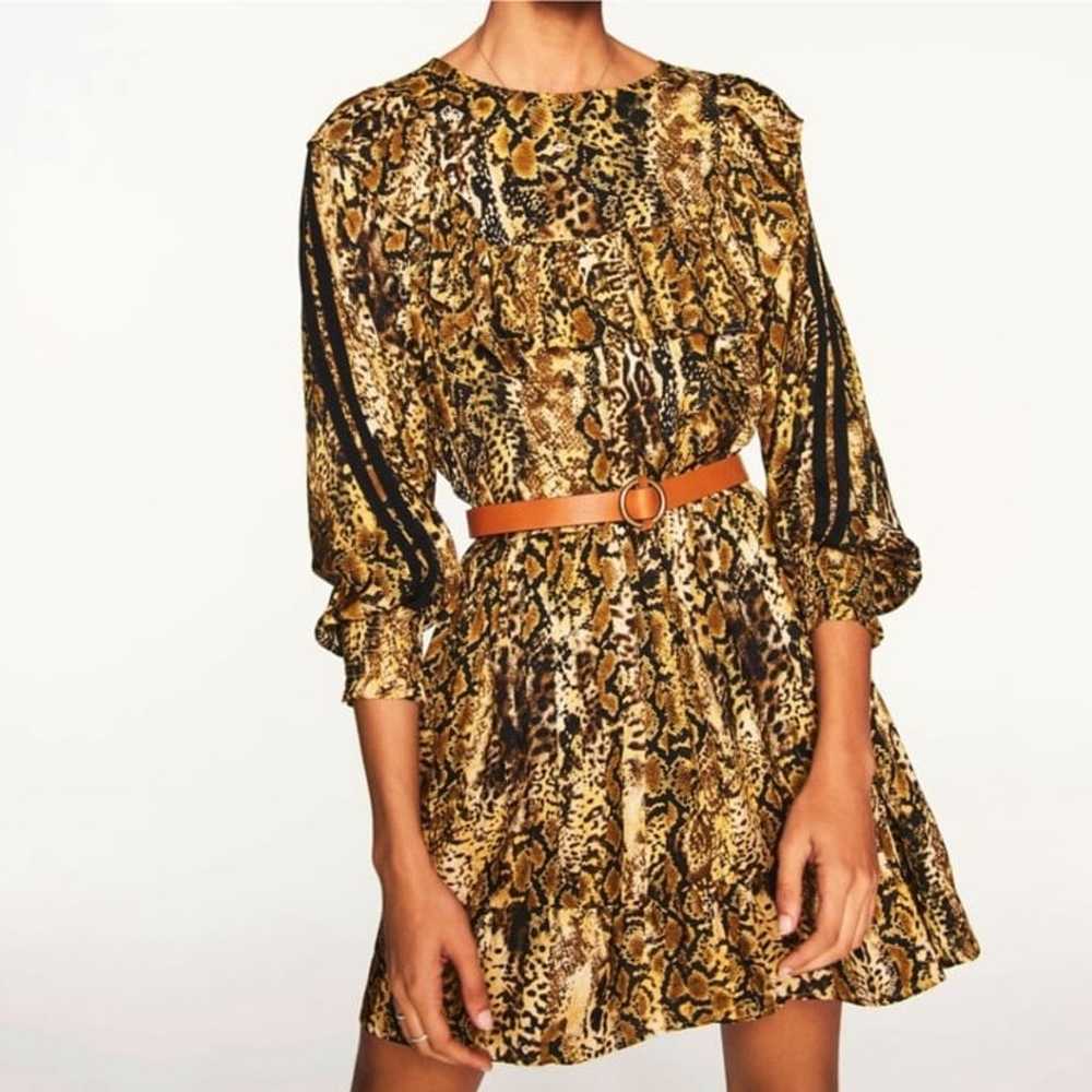 Ba&sh Sym snake print babydoll dress - image 2