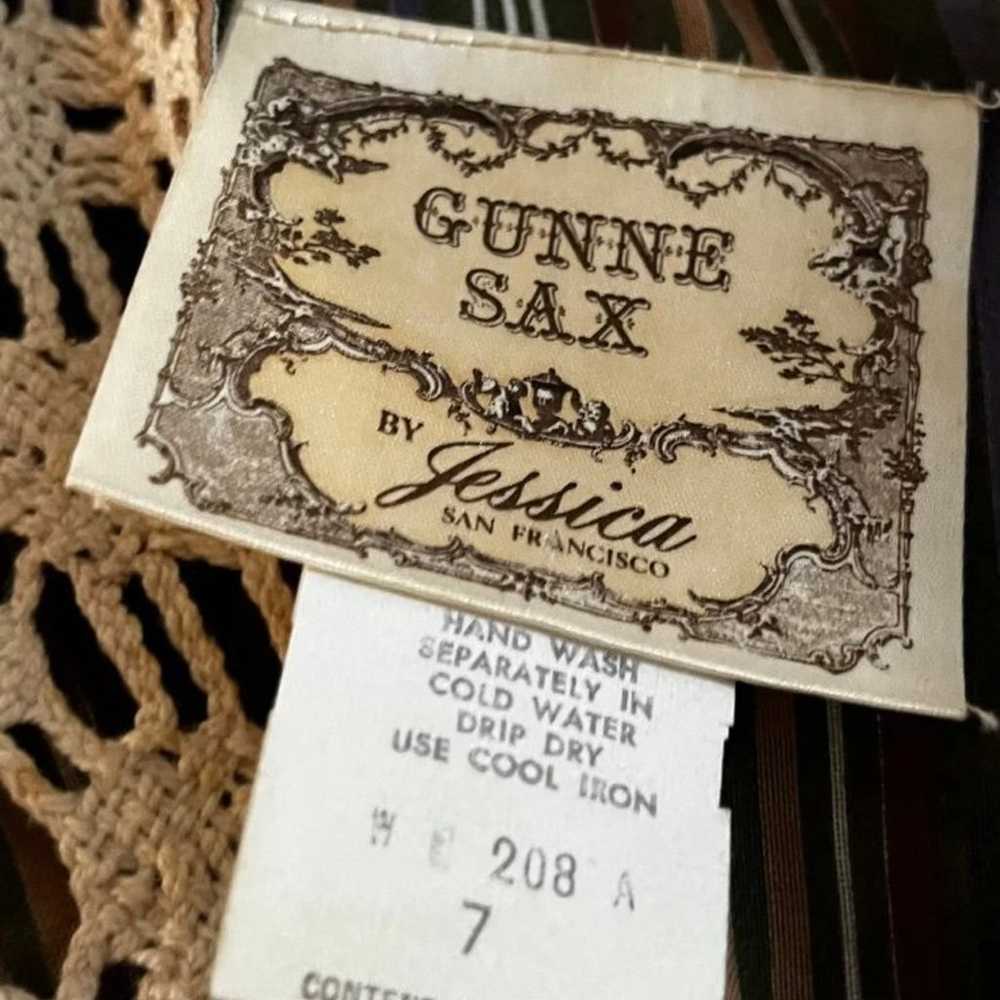 Gunne Sax Vintage Authentic 70’s Maxi Size 7 - image 3