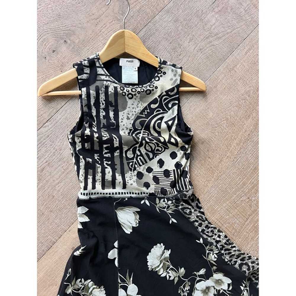 NWOT FUZZI Mixed Print Sleeveless Dress SIZE S - image 5