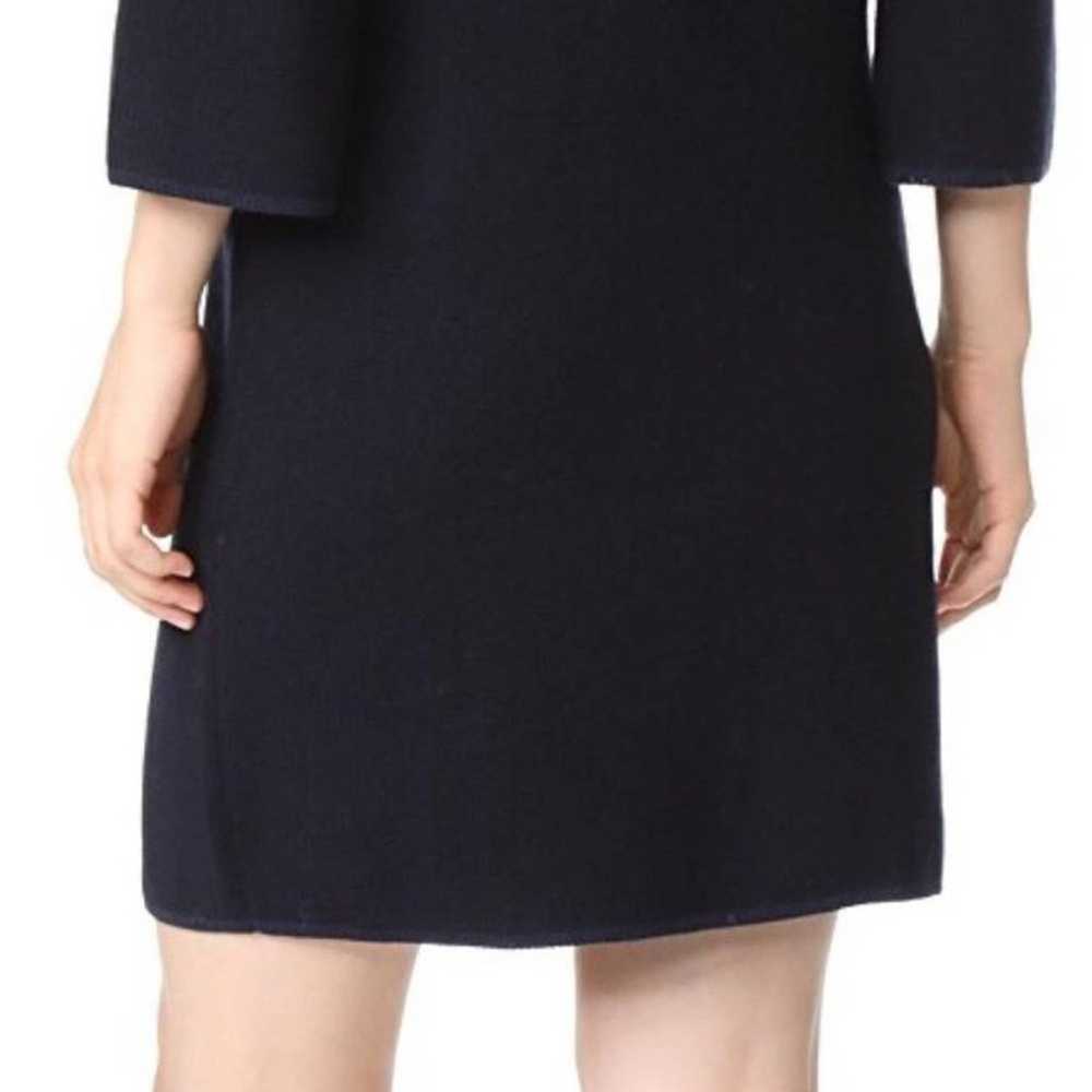 Tory Burch Ashley Navy Ruffled Sleeve Sweater Dre… - image 4