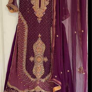 Pakistani wedding dress with Garara - image 1