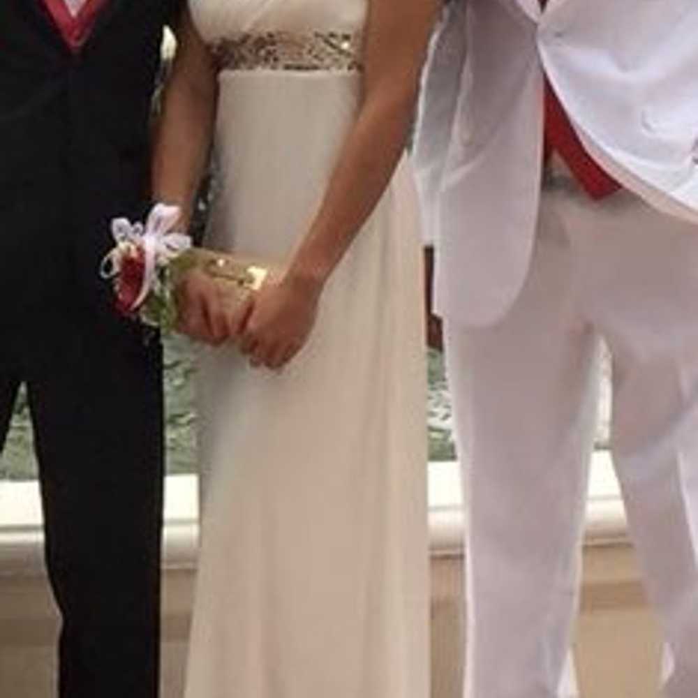 White Prom Dress/gown - image 2