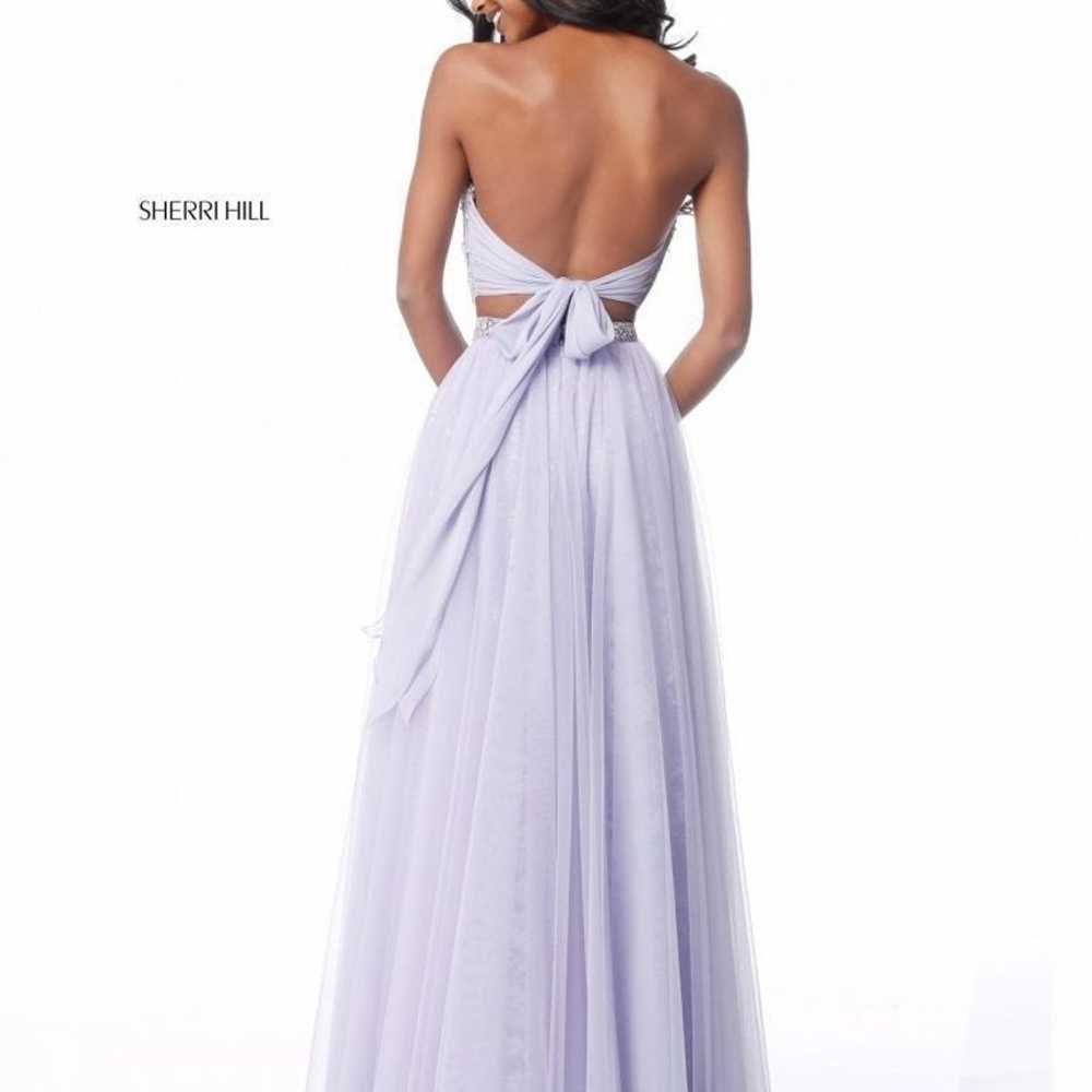 Sherri Hill Lilac Size 4 Gown - image 3