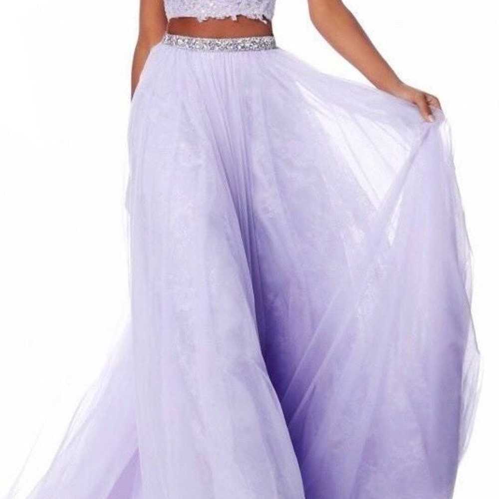 Sherri Hill Lilac Size 4 Gown - image 4