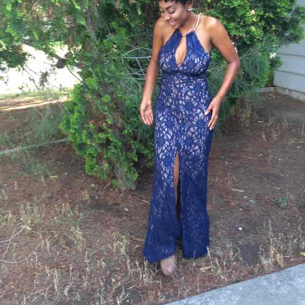 Navy Blue Prom Dress - image 2