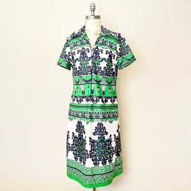 60s maximalist bohemian dress womens size small