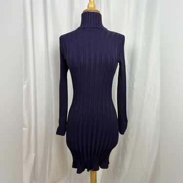 Wayne Rogers Purple Silk/Spandex Dress Sz S