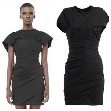 EUC Alexander Wang Draped Bustier T-Shirt Dress 4… - image 1