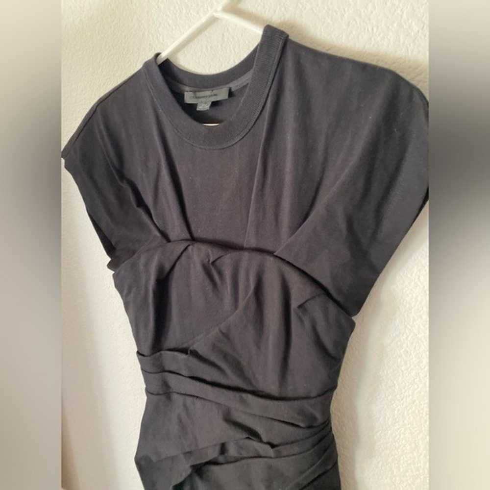 EUC Alexander Wang Draped Bustier T-Shirt Dress 4… - image 5