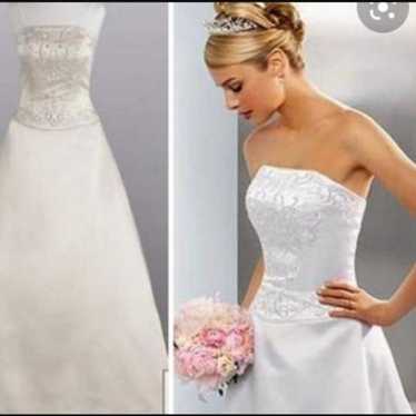 David' Bridal wedding gown