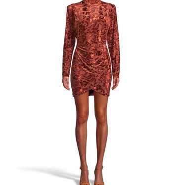 Nicole Miller Velvet Mini Dress