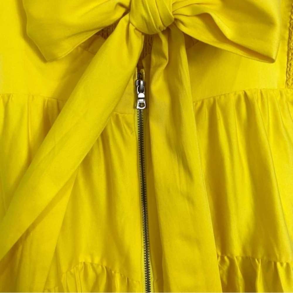 Alice  + Olivia Elizabeth Puff Sleeve Sz 8 Yellow - image 12