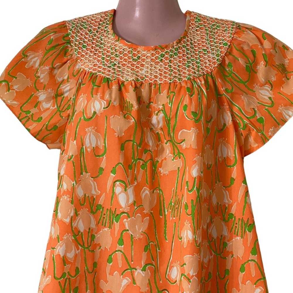 Vintage 70s Liza by Lilly Pulitzer Dress Medium P… - image 2