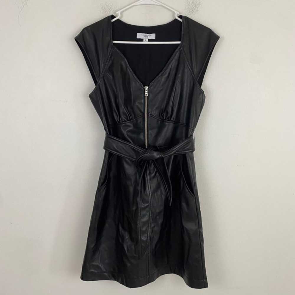 MARISSA WEBB black leather ryland dress - image 5