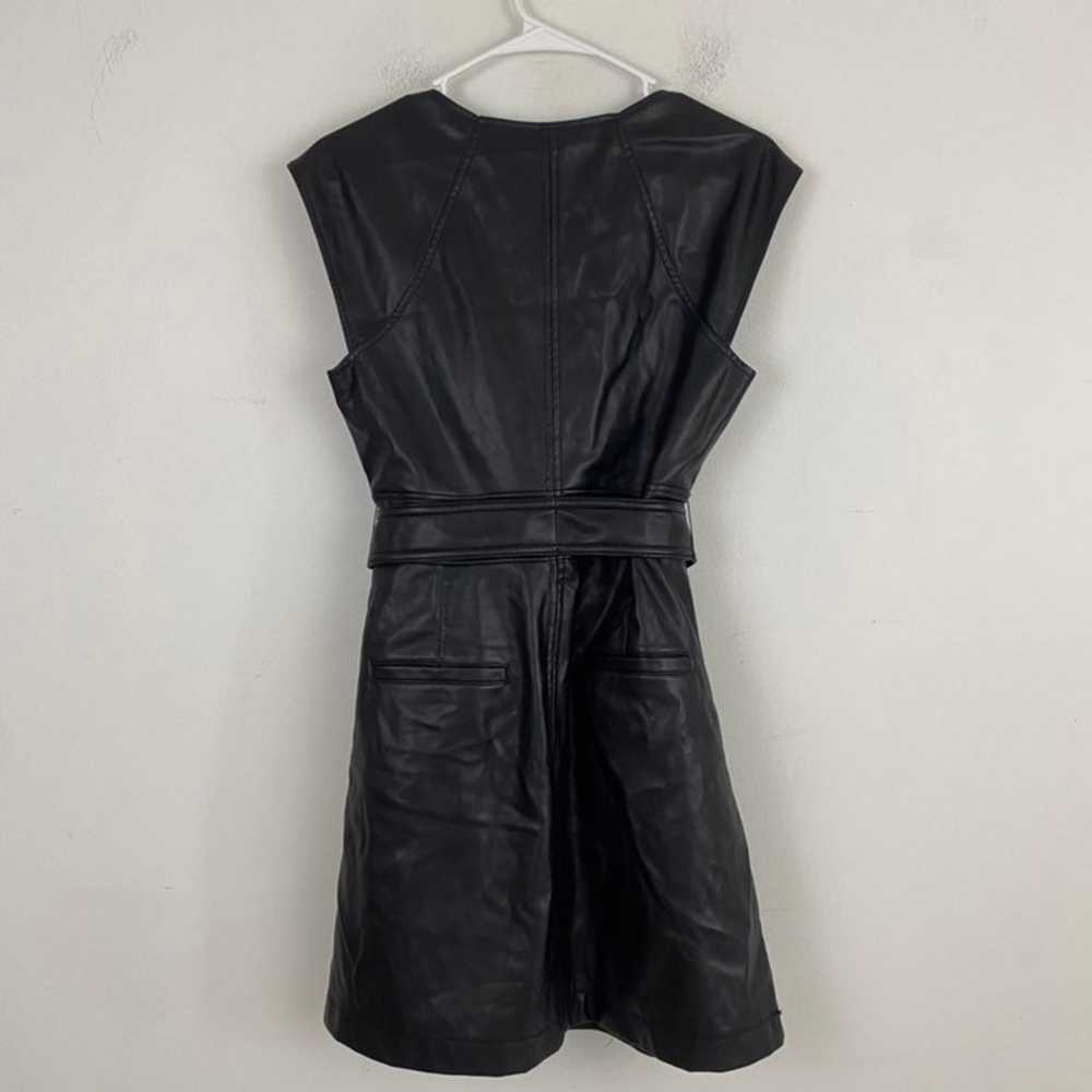 MARISSA WEBB black leather ryland dress - image 6