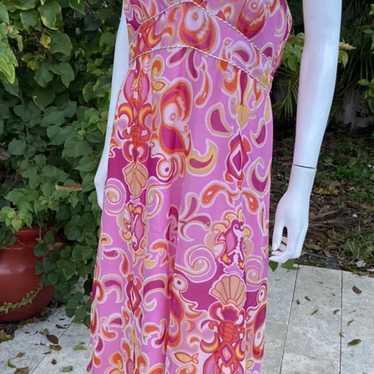 Lilly Pulitzer rare, chiffon gown, 12 - image 1