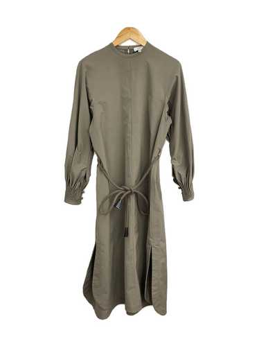 HYKE Other Long Sleeve Dress 1 Polyester Khaki Pla